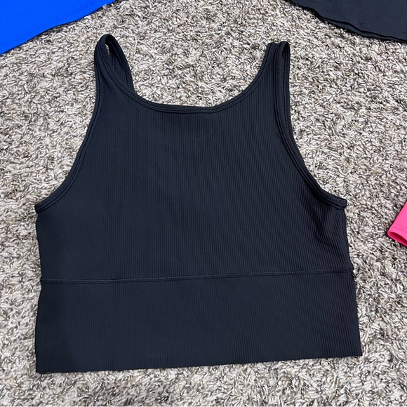 Black Ribbed Tank Top Lululemon NWOT - Picture 2 of 4